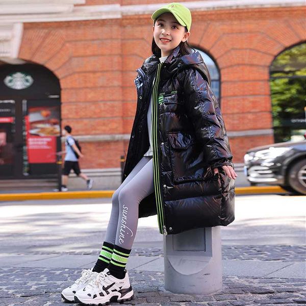 down coat girls' new warm down jacket winter children's hooded windproof thick coat middle school children go out in cold-proof cl, Blue;gray
down coat girls' new warm down jacket winter children's hooded windproof thick coat middle school children go out in cold-proof cl, Blue;gray