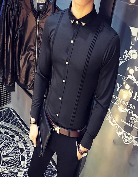 new arrival mens shirt slim fit tuxedo shirts male long sleeve red black white casual shirt men plus size clothing4909572, White;black
new arrival mens shirt slim fit tuxedo shirts male long sleeve red black white casual shirt men plus size clothing4909572, White;black