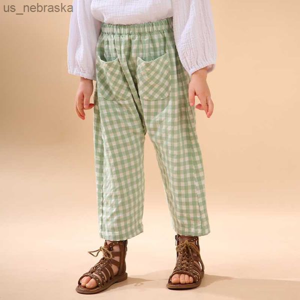 autumn new children's viscose plaid pants casual loose pockets straight pant fashion boys and girls elastic waist soft trousers l230518, Blue
autumn new children's viscose plaid pants casual loose pockets straight pant fashion boys and girls elastic waist soft trousers l230518, Blue