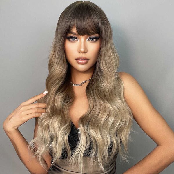 synthetic wigs easihair long brown ombre wavy synthetic wigs for women natural hair wig with bangs cute cosplay heat resistant daily wig 230, Black
synthetic wigs easihair long brown ombre wavy synthetic wigs for women natural hair wig with bangs cute cosplay heat resistant daily wig 230, Black