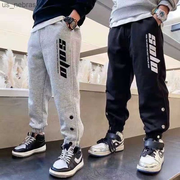 spring autumn kids teenage boys loose sweatpant fleece trousers jogger pant for children casual school sport pants boys clothes l230518, Blue 
spring autumn kids teenage boys loose sweatpant fleece trousers jogger pant for children casual school sport pants boys clothes l230518, Blue