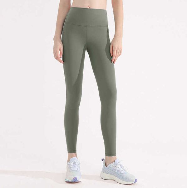 designer lululemens women leggings yoga women's high waist hip nude fitness pants smiling hip line sports tights with logo, Black
designer lululemens women leggings yoga women's high waist hip nude fitness pants smiling hip line sports tights with logo, Black