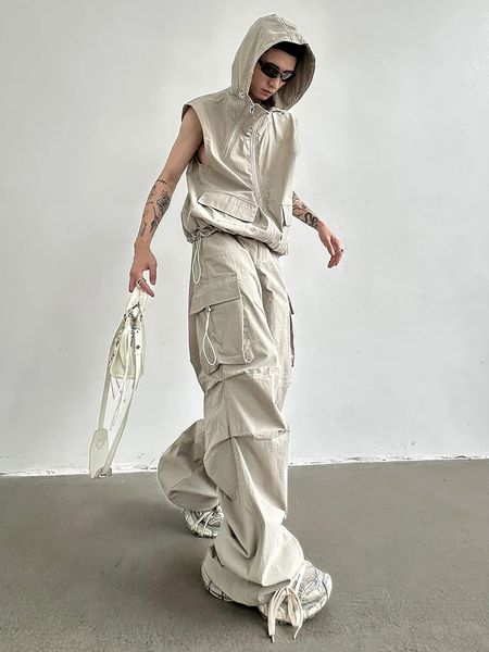 men s tracksuits houzhou cargo pants sets vest hooded summer 2 piece outfit japanese sleeveless suit male korean streetwear hip hop plus siz, Gray
men s tracksuits houzhou cargo pants sets vest hooded summer 2 piece outfit japanese sleeveless suit male korean streetwear hip hop plus siz, Gray