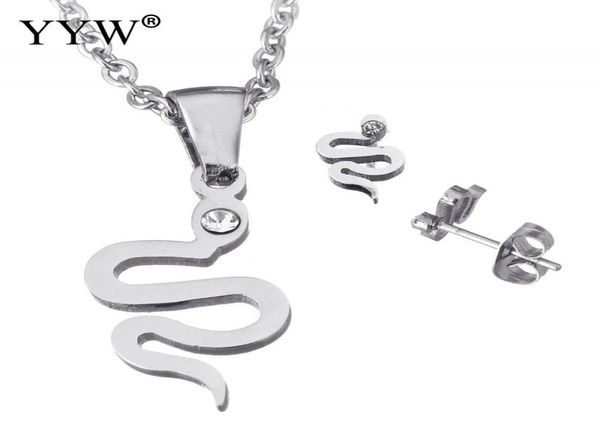 fashion stainless steel jewelry sets earring amp necklace snake oval chain amp with rhinestone original color sold by set1707881, Silver
fashion stainless steel jewelry sets earring amp necklace snake oval chain amp with rhinestone original color sold by set1707881, Silver
