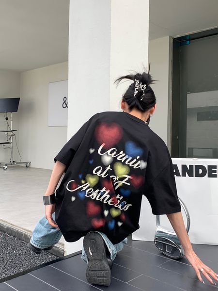women's tshirt letters love print shortsleeved round neck tshirt female summer japanese casual lazy harajuku wind loose couple 230724, White
women's tshirt letters love print shortsleeved round neck tshirt female summer japanese casual lazy harajuku wind loose couple 230724, White