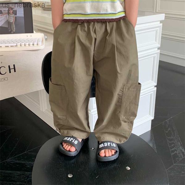 summer boys and girls solid color loose cargo pants kids army grren casual trousers l230518, Blue
summer boys and girls solid color loose cargo pants kids army grren casual trousers l230518, Blue
