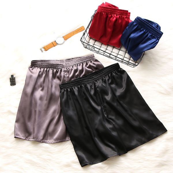 men's sleepwear summer men fashion homewear robes shorts pure color silk satin pajama sleepwear loungewear underwear 230724, Black;brown
men's sleepwear summer men fashion homewear robes shorts pure color silk satin pajama sleepwear loungewear underwear 230724, Black;brown
