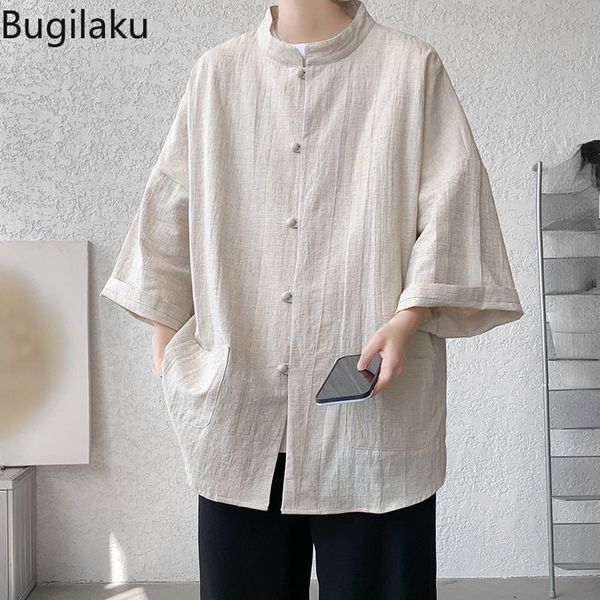 men's dress shirts bugilaku tang style men's youth shirt long sleeved loose fitting taoist robe jacket 34 sleeve lining clothes 23, White;black
men's dress shirts bugilaku tang style men's youth shirt long sleeved loose fitting taoist robe jacket 34 sleeve lining clothes 23, White;black