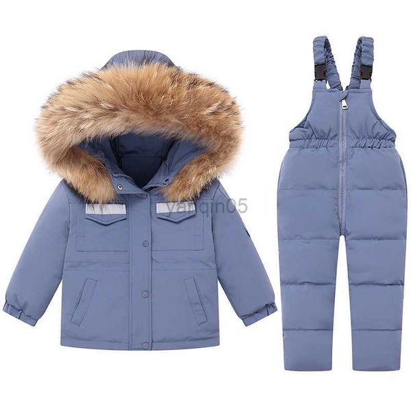 down coat winter baby girl down clothes boys snowsuit 2-5y kids thicken hooded coats + overalls 2pcs suit children clothing set outerwear hk, Blue;gray
down coat winter baby girl down clothes boys snowsuit 2-5y kids thicken hooded coats + overalls 2pcs suit children clothing set outerwear hk, Blue;gray
