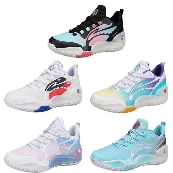 2023 multi-colored basketball shoes men women white purple yellow blue trainers outdoor sports color5, Black;pink
2023 multi-colored basketball shoes men women white purple yellow blue trainers outdoor sports color5, Black;pink