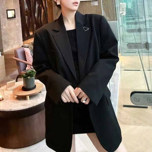 designer blazer women suit coat jacket fashion matching inverted triangle letter size s-l, White;black
designer blazer women suit coat jacket fashion matching inverted triangle letter size s-l, White;black