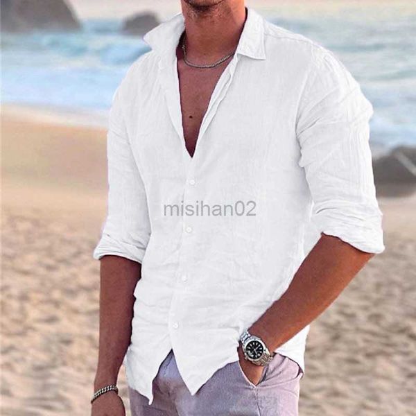 men's casual shirts cotton 2023 summer new men's solid color linen casual shirt cardigan long sleeve thin breathable shirts us s-3, White;black
men's casual shirts cotton 2023 summer new men's solid color linen casual shirt cardigan long sleeve thin breathable shirts us s-3, White;black