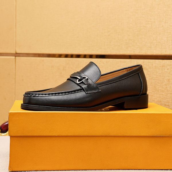 2023 gentlemen dress shoes party wedding genuine leather loafers mens handmade business office oxfords casual flats size 38-46, Black
2023 gentlemen dress shoes party wedding genuine leather loafers mens handmade business office oxfords casual flats size 38-46, Black