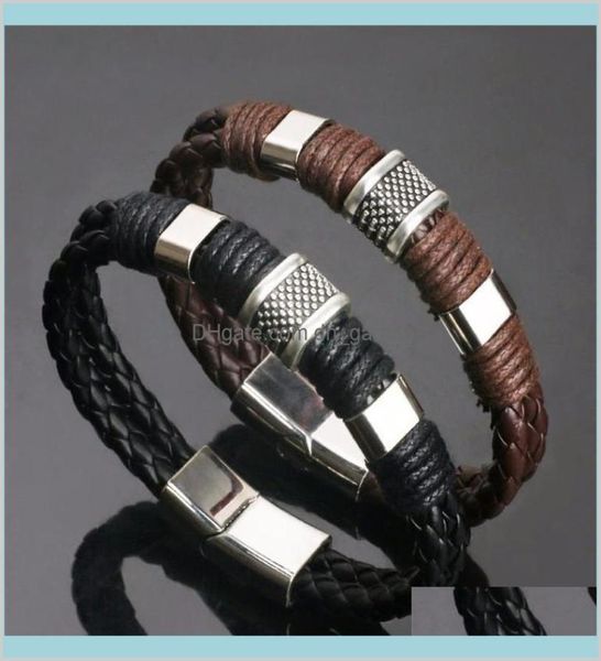 fashion style vintage punk weave genuine leather men bracelet male bangles pulseras hombre zinc alloy jewelry accessories z7tad ba5225135, Black
fashion style vintage punk weave genuine leather men bracelet male bangles pulseras hombre zinc alloy jewelry accessories z7tad ba5225135, Black
