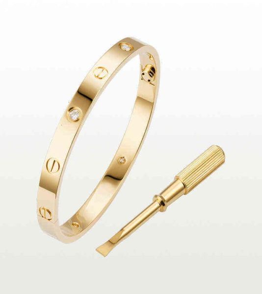 love screw bracelet designer bracelets 4 diamonds bangle luxury jewelry women accessories titanium steel alloy goldplated never f3284687, Black 
love screw bracelet designer bracelets 4 diamonds bangle luxury jewelry women accessories titanium steel alloy goldplated never f3284687, Black