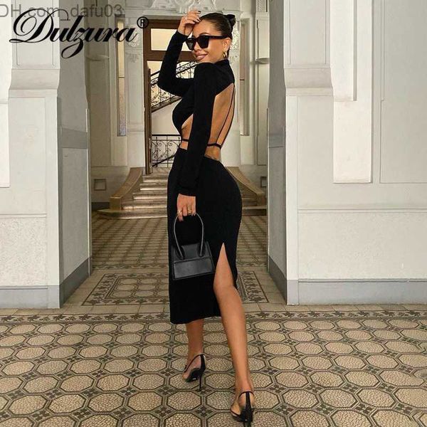 basic casual dresses casual dresses dulzura 2021 autumn winter women black long sleeve hollow out backless midi dress slit bodycon z230726, Black;gray
basic casual dresses casual dresses dulzura 2021 autumn winter women black long sleeve hollow out backless midi dress slit bodycon z230726, Black;gray