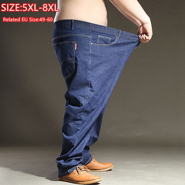 men's jeans men big size 200kg mens brand black elastic stretched plus 5xl 6xl 7xl 8xl 56 58 60 blue classic denim trousers man pants 2
men's jeans men big size 200kg mens brand black elastic stretched plus 5xl 6xl 7xl 8xl 56 58 60 blue classic denim trousers man pants 2