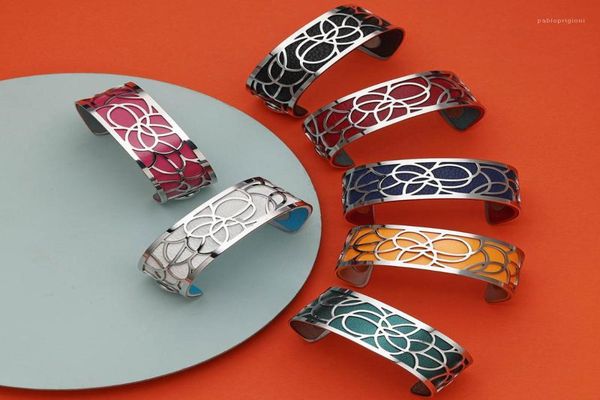 bangle legenstar bracelet georgette flower bijoux acier inoxydable femme 2021 manchette reversible leather band jewelry bijoux13066058, Black
bangle legenstar bracelet georgette flower bijoux acier inoxydable femme 2021 manchette reversible leather band jewelry bijoux13066058, Black