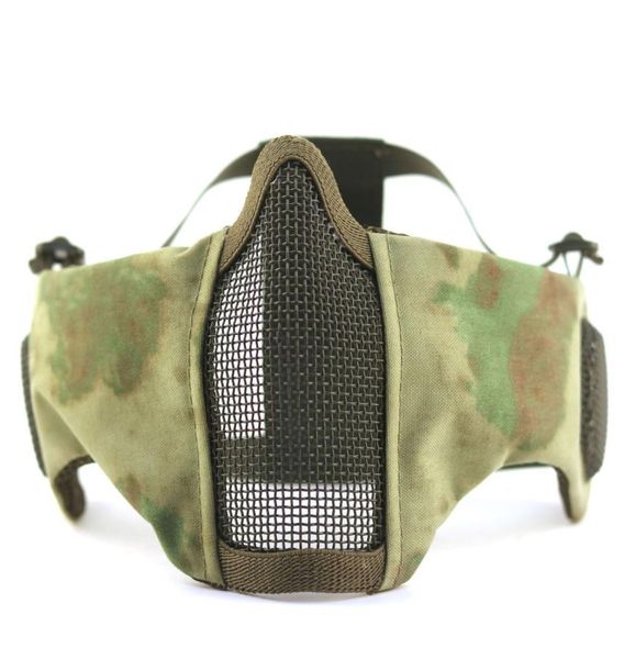 new arrival half lower face metal steel ear protection net mesh hunting tactical protective airsoft mask cs halloween party5976826
new arrival half lower face metal steel ear protection net mesh hunting tactical protective airsoft mask cs halloween party5976826