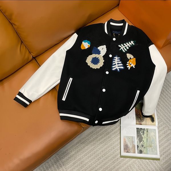 cotton designer jackets bomber mens windbreaker varsity mens baseball hip hop harajuku letter patchwork leather tianma embroidery streetwear, Black;brown
cotton designer jackets bomber mens windbreaker varsity mens baseball hip hop harajuku letter patchwork leather tianma embroidery streetwear, Black;brown
