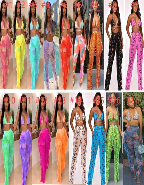 women two piece bikini mesh beach pants set tie dye swimwear v neck backless 2 piece bandage leggings whole5577485, White
women two piece bikini mesh beach pants set tie dye swimwear v neck backless 2 piece bandage leggings whole5577485, White