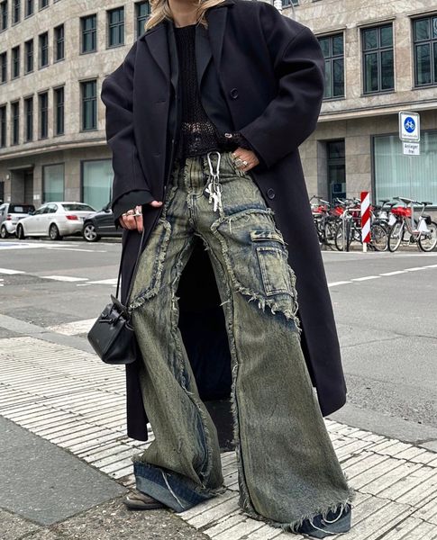 original no/fair duty heavy washed denim loose pants fade denim flared loose straight tassel denim loose men streetwear causal jeans, Blue
original no/fair duty heavy washed denim loose pants fade denim flared loose straight tassel denim loose men streetwear causal jeans, Blue