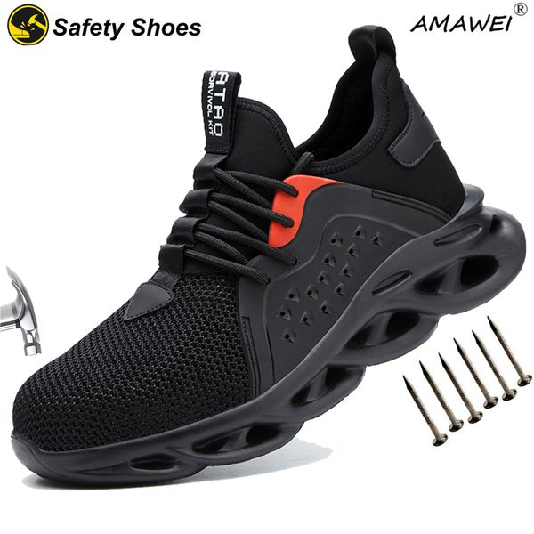 dress shoes amawei work sneakers steel toe men women safety punctureproof boots indestructible footwear security 230725, Black
dress shoes amawei work sneakers steel toe men women safety punctureproof boots indestructible footwear security 230725, Black