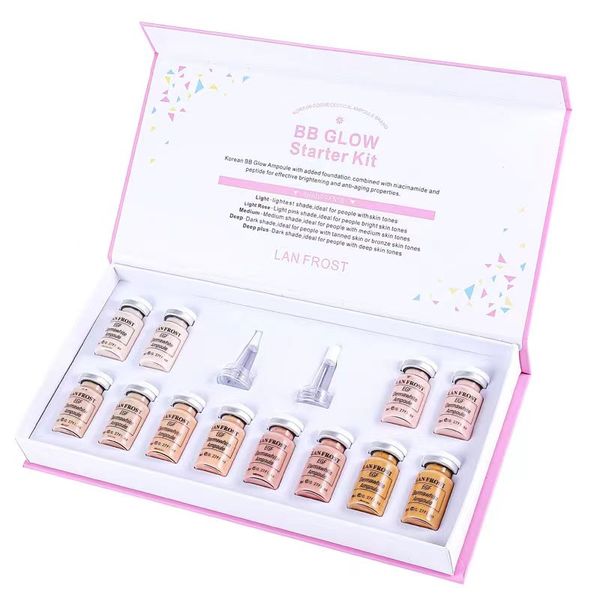 beauty items bb glow serum foundation starter kit whitening brightening foundation