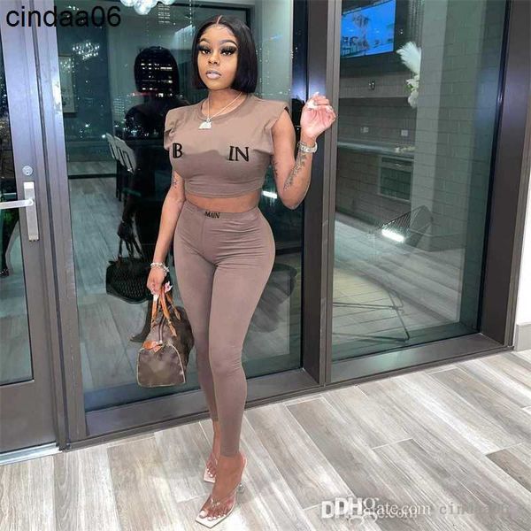 2023 summer luxury designer women tracksuits two piece pants set fashion womens hand-painted letter printing tank leggings outfits, Gray
2023 summer luxury designer women tracksuits two piece pants set fashion womens hand-painted letter printing tank leggings outfits, Gray