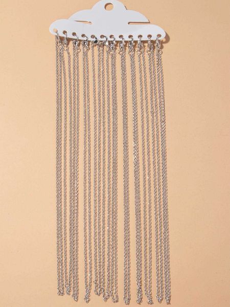 women's accessories 12pcs/pack versatile twist design chain necklace set for women for daily commute, Silver
women's accessories 12pcs/pack versatile twist design chain necklace set for women for daily commute, Silver