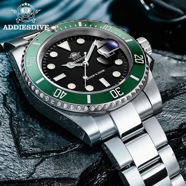 wristwatches addiesdive stainless steel watch mens european and american business leisure quartz waterproof outdoor sports 230724, Slivery;brown
wristwatches addiesdive stainless steel watch mens european and american business leisure quartz waterproof outdoor sports 230724, Slivery;brown