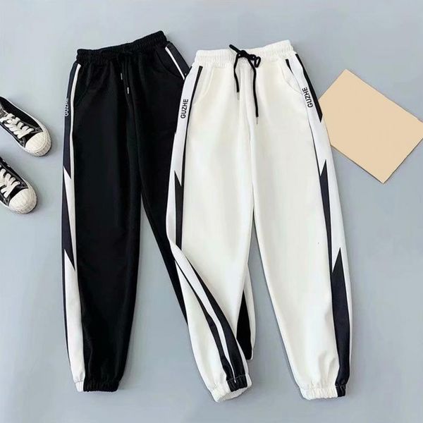 mens pants womens drawstring sports loose elastic foot cuff korean baggy trousers straight style for spring summer jogger 230724, Black
mens pants womens drawstring sports loose elastic foot cuff korean baggy trousers straight style for spring summer jogger 230724, Black