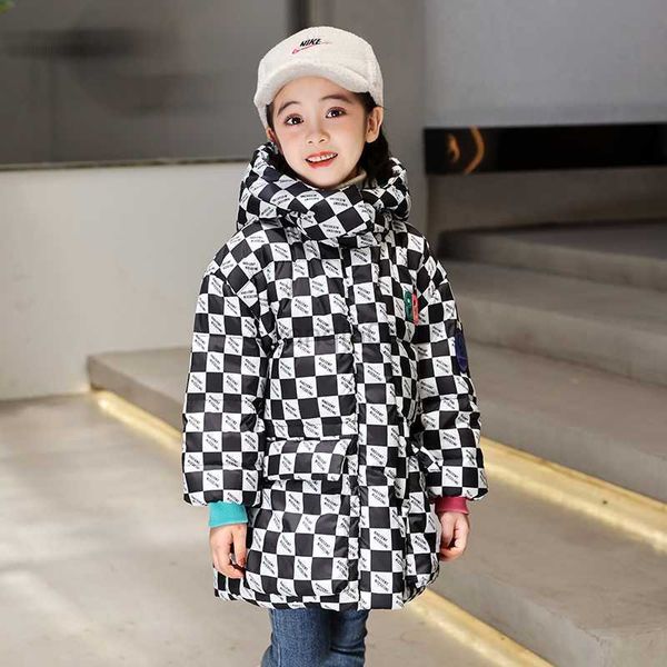 down coat hssczlgirls white duck down jackets 2022 new winter plaid thicken hooded girl coat child's kids clothes outerwear overcoat 6-, Blue;gray
down coat hssczlgirls white duck down jackets 2022 new winter plaid thicken hooded girl coat child's kids clothes outerwear overcoat 6-, Blue;gray