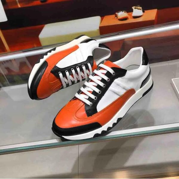 italy men casual shoes leather sneaker trail farbe leder sneakers outdoor lace up trainers outdoor sports rubber sole luxury design with box, Black
italy men casual shoes leather sneaker trail farbe leder sneakers outdoor lace up trainers outdoor sports rubber sole luxury design with box, Black