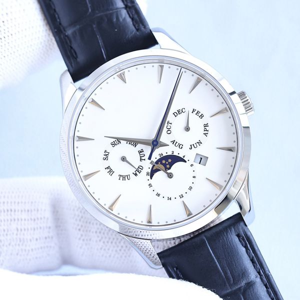 men's watch automatic mechanical 9100 movement zero fault watch waterproof gift watch leather watch luxury watch, Slivery;brown
men's watch automatic mechanical 9100 movement zero fault watch waterproof gift watch leather watch luxury watch, Slivery;brown