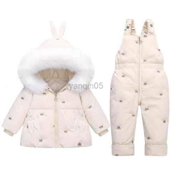 down coat 1-3y winter girl clothing set thicken warm down coats overall pants suit for baby toddler children outfit kid snowsuit outerwear h, Blue;gray
down coat 1-3y winter girl clothing set thicken warm down coats overall pants suit for baby toddler children outfit kid snowsuit outerwear h, Blue;gray