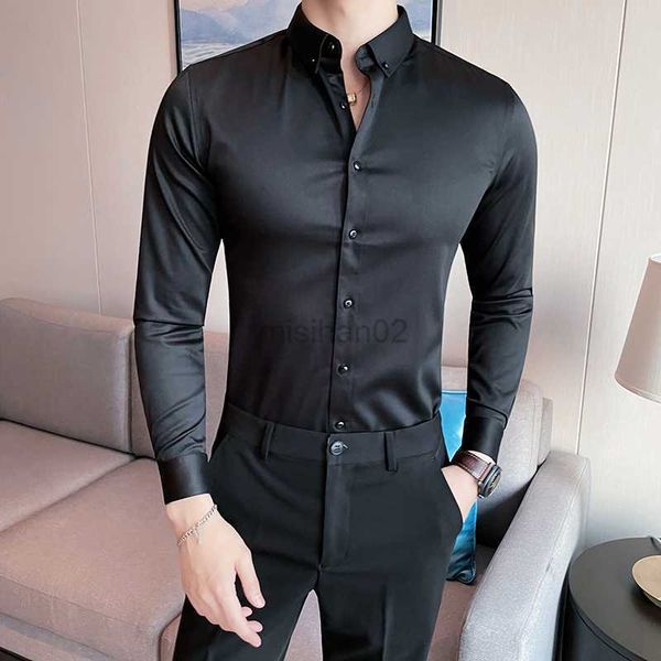 men's casual shirts plus size 5xl- british style solid long sleeve shirt men clothing simple slim fit business casual chemise homme fo, White;black
men's casual shirts plus size 5xl- british style solid long sleeve shirt men clothing simple slim fit business casual chemise homme fo, White;black