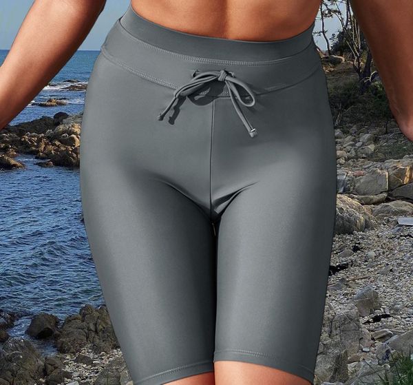 fashionable women's high waisted swim bottoms in solid colors, Black
fashionable women's high waisted swim bottoms in solid colors, Black