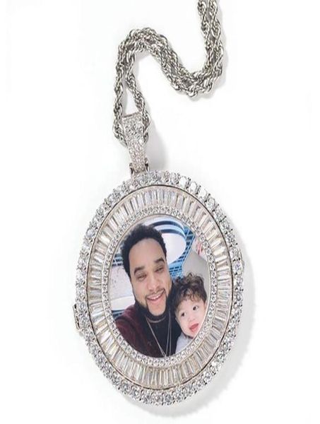 18k gold custom made diamond frame baguette zircon round po medallions pendant necklace with 3mm rope chain4829680, Silver
18k gold custom made diamond frame baguette zircon round po medallions pendant necklace with 3mm rope chain4829680, Silver