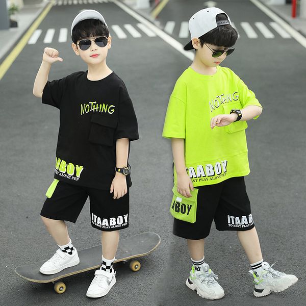 clothing sets boys summer suit baby hip hop short sleeve pants 2piece children cotton sportswear kid set 230724, White
clothing sets boys summer suit baby hip hop short sleeve pants 2piece children cotton sportswear kid set 230724, White
