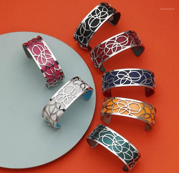 bangle legenstar bracelet georgette flower bijoux acier inoxydable femme 2021 manchette reversible leather band jewelry bijoux15200603, Black
bangle legenstar bracelet georgette flower bijoux acier inoxydable femme 2021 manchette reversible leather band jewelry bijoux15200603, Black