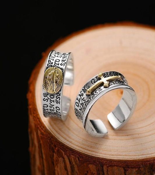 cluster rings vintage catholic christian cross virgin mary embossed ring adjustable size suitable for men039s and women039s 2482556, Golden;silver
cluster rings vintage catholic christian cross virgin mary embossed ring adjustable size suitable for men039s and women039s 2482556, Golden;silver