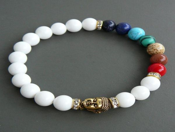 natural stone malabracelet 7 chakra bracelet white jade bracelet yoga accessories tibetan malas meditation jewelry beaded br4075390, Black
natural stone malabracelet 7 chakra bracelet white jade bracelet yoga accessories tibetan malas meditation jewelry beaded br4075390, Black