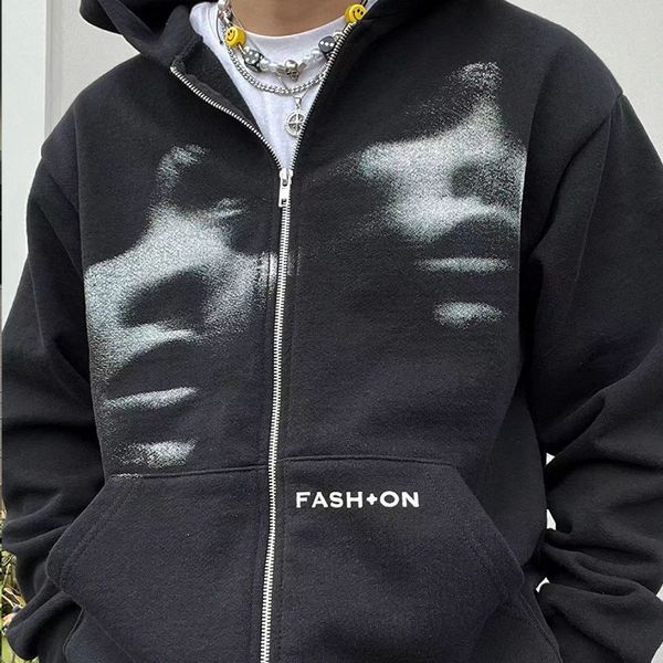 mens hoodies sweatshirts zip hoodie men women y2k clothing fashion goth black face print long sleeve sweatshirt oversized 230725
mens hoodies sweatshirts zip hoodie men women y2k clothing fashion goth black face print long sleeve sweatshirt oversized 230725