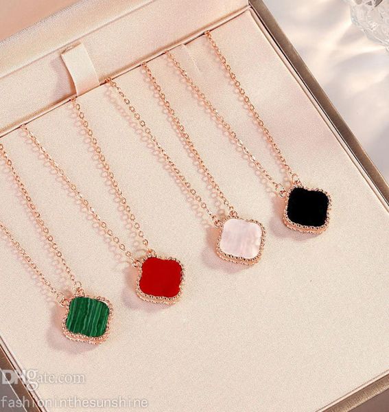 designer jewelry women pendant necklaces green four leaf clover necklace black heartshaped clavicle chain gold sterling sil6519739, Silver
designer jewelry women pendant necklaces green four leaf clover necklace black heartshaped clavicle chain gold sterling sil6519739, Silver