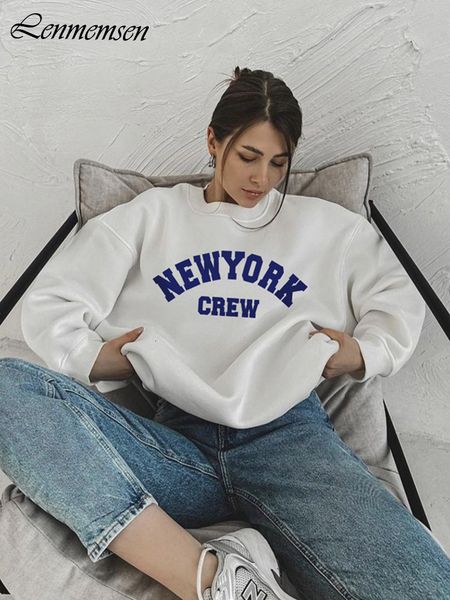 womens hoodies sweatshirts lenmemsen trendy letter graphic sweatshirt women autumn warm long sleeve female korean loose pullover 230725, Black
womens hoodies sweatshirts lenmemsen trendy letter graphic sweatshirt women autumn warm long sleeve female korean loose pullover 230725, Black