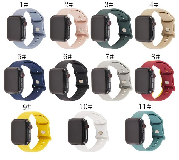 suitable for apple watch band 38mm 40mm 42mm 44mm silicone strap ultrathin sports replacement wristband iwatch6 5 4 3 21880314, Black;brown 
suitable for apple watch band 38mm 40mm 42mm 44mm silicone strap ultrathin sports replacement wristband iwatch6 5 4 3 21880314, Black;brown