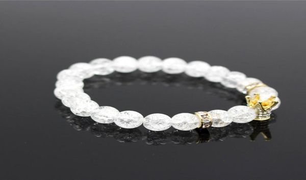 micro pave white cz gold color king crown charm bracelet men dull polish white popcorn stone bead bracelet jewelry for women8769762, Black
micro pave white cz gold color king crown charm bracelet men dull polish white popcorn stone bead bracelet jewelry for women8769762, Black