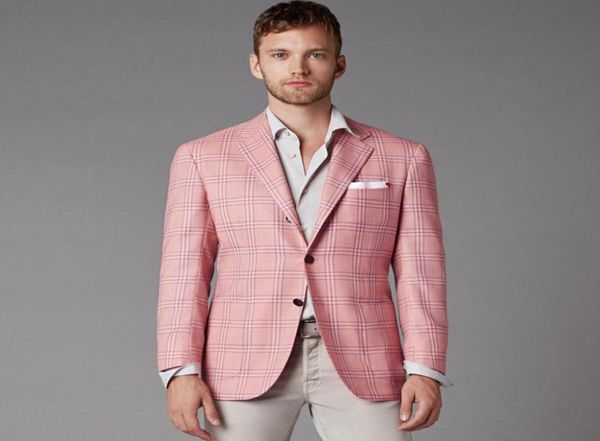 pink plaid groom wedding tuxedos slim fit two button mens prom designer jackets men blazer 1 piece6374590, Black;gray
pink plaid groom wedding tuxedos slim fit two button mens prom designer jackets men blazer 1 piece6374590, Black;gray