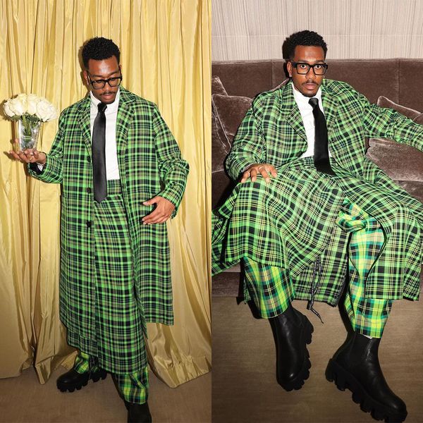 handsome green plaid mens wedding tuxedos loose leisure classic fit custom made groom prom wear pants suits 2 pieces long jacket, Black;gray
handsome green plaid mens wedding tuxedos loose leisure classic fit custom made groom prom wear pants suits 2 pieces long jacket, Black;gray